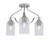 Toltec Lighting - 2607-BN-300 - Three Light Semi-Flush Mount - Odyssey - Brushed Nickel