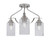 Toltec Lighting - 2607-BN-3002 - Three Light Semi-Flush Mount - Odyssey - Brushed Nickel