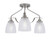 Toltec Lighting - 2607-BN-500 - Three Light Semi-Flush Mount - Odyssey - Brushed Nickel