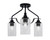 Toltec Lighting - 2607-MB-3002 - Three Light Semi-Flush Mount - Odyssey - Matte Black