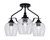 Toltec Lighting - 2607-MB-4812 - Three Light Semi-Flush Mount - Odyssey - Matte Black
