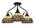 Toltec Lighting - 2607-MB-9975 - Three Light Semi-Flush Mount - Odyssey - Matte Black