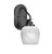 Toltec Lighting - 2611-MB-4811 - One Light Wall Sconce - Odyssey - Matte Black