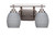 Toltec Lighting - 2612-BN-4022 - Two Light Bath Bar - Odyssey - Brushed Nickel