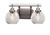 Toltec Lighting - 2612-BN-4102 - Two Light Bath Bar - Odyssey - Brushed Nickel
