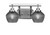 Toltec Lighting - 2612-BN-4622 - Two Light Bath Bar - Odyssey - Brushed Nickel