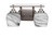 Toltec Lighting - 2612-BN-4819 - Two Light Bath Bar - Odyssey - Brushed Nickel