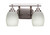 Toltec Lighting - 2612-BN-615 - Two Light Bath Bar - Odyssey - Brushed Nickel