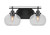 Toltec Lighting - 2612-MB-202 - Two Light Bath Bar - Odyssey - Matte Black