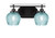 Toltec Lighting - 2612-MB-4605 - Two Light Bath Bar - Odyssey - Matte Black