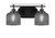 Toltec Lighting - 2612-MB-4612 - Two Light Bath Bar - Odyssey - Matte Black