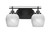 Toltec Lighting - 2612-MB-4811 - Two Light Bath Bar - Odyssey - Matte Black