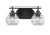 Toltec Lighting - 2612-MB-5110 - Two Light Bath Bar - Odyssey - Matte Black