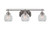 Toltec Lighting - 2613-BN-4100 - Three Light Bath Bar - Odyssey - Brushed Nickel