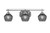 Toltec Lighting - 2613-BN-4622 - Three Light Bath Bar - Odyssey - Brushed Nickel