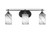 Toltec Lighting - 2613-MB-3009 - Three Light Bath Bar - Odyssey - Matte Black