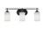 Toltec Lighting - 2613-MB-310 - Three Light Bath Bar - Odyssey - Matte Black