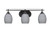 Toltec Lighting - 2613-MB-4022 - Three Light Bath Bar - Odyssey - Matte Black