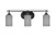 Toltec Lighting - 2613-MB-4062 - Three Light Bath Bar - Odyssey - Matte Black