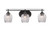 Toltec Lighting - 2613-MB-4812 - Three Light Bath Bar - Odyssey - Matte Black
