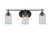 Toltec Lighting - 2613-MB-530 - Three Light Bath Bar - Odyssey - Matte Black