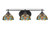 Toltec Lighting - 2613-MB-9905 - Three Light Bath Bar - Odyssey - Matte Black