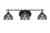 Toltec Lighting - 2613-MB-9925 - Three Light Bath Bar - Odyssey - Matte Black