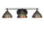 Toltec Lighting - 2613-MB-9955 - Three Light Bath Bar - Odyssey - Matte Black