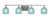 Toltec Lighting - 2614-BN-4615 - Four Light Bath Bar - Odyssey - Brushed Nickel