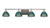 Toltec Lighting - 2614-BN-9925 - Four Light Bath Bar - Odyssey - Brushed Nickel