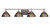 Toltec Lighting - 2614-BN-9955 - Four Light Bath Bar - Odyssey - Brushed Nickel