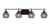 Toltec Lighting - 2614-MB-5112 - Four Light Bath Bar - Odyssey - Matte Black