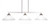 Toltec Lighting - 2633-BN-2161 - Three Light Bar - Odyssey - Brushed Nickel