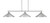 Toltec Lighting - 2633-BN-424 - Three Light Bar - Odyssey - Brushed Nickel