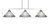 Odyssey Three Light Island Pendant (2633-BN-910)