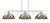 Toltec Lighting - 2633-BN-936 - Three Light Bar - Odyssey - Brushed Nickel