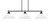 Toltec Lighting - 2633-MB-2161 - Three Light Bar - Odyssey - Matte Black