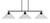 Toltec Lighting - 2633-MB-2162 - Three Light Bar - Odyssey - Matte Black