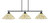 Toltec Lighting - 2633-MB-911 - Three Light Bar - Odyssey - Matte Black