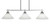 Toltec Lighting - 2636-BN-4001 - Three Light Island Pendant - Odyssey - Brushed Nickel