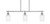 Toltec Lighting - 2636-BN-4250 - Three Light Island Pendant - Odyssey - Brushed Nickel