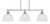 Toltec Lighting - 2636-BN-4630 - Three Light Island Pendant - Odyssey - Brushed Nickel