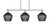Toltec Lighting - 2636-BN-4922 - Three Light Island Pendant - Odyssey - Brushed Nickel