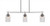 Toltec Lighting - 2636-BN-530 - Three Light Island Pendant - Odyssey - Brushed Nickel