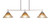 Toltec Lighting - 2636-BN-730 - Three Light Island Pendant - Odyssey - Brushed Nickel