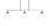Toltec Lighting - 2636-BN-755 - Three Light Island Pendant - Odyssey - Brushed Nickel