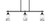 Toltec Lighting - 2636-MB-3009 - Three Light Island Pendant - Odyssey - Matte Black