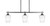 Toltec Lighting - 2636-MB-4031 - Three Light Island Pendant - Odyssey - Matte Black