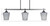 Odyssey Three Light Island Pendant (2636-MB-4032)