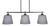 Toltec Lighting - 2636-MB-4082 - Three Light Island Pendant - Odyssey - Matte Black